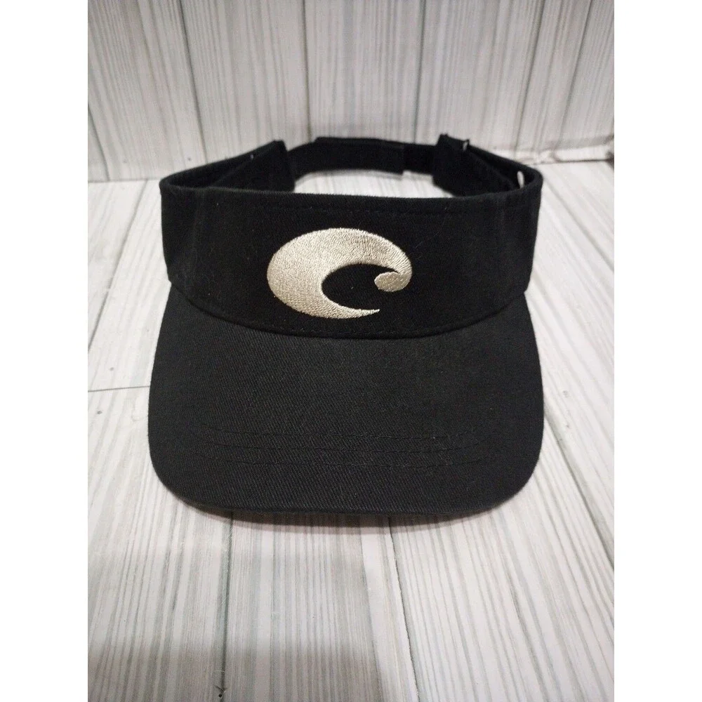 COSTA DEL MAR ADJUSTABLE VISOR - BLACK
